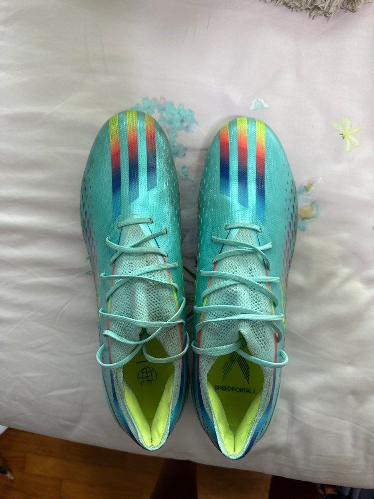 Authentic adidas speedportal .1 FG/AG football boots, Men's Fashion