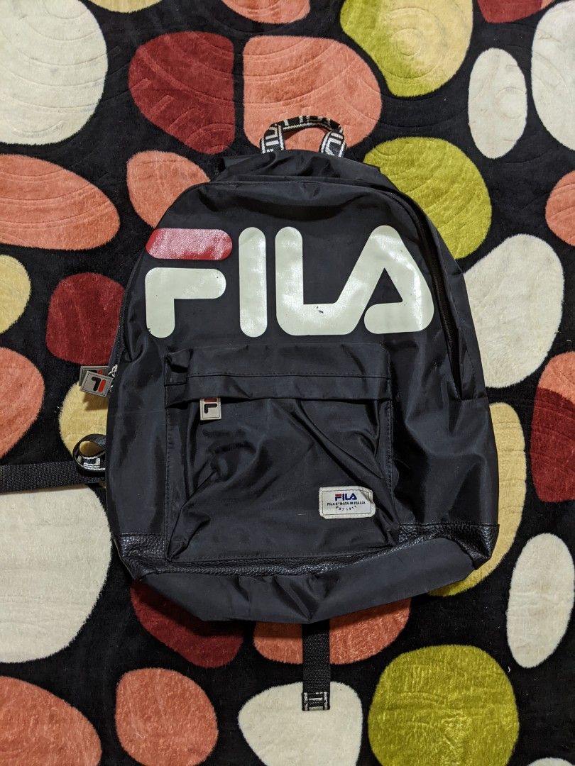 Authentic Fila Backpack school bag gym cycling