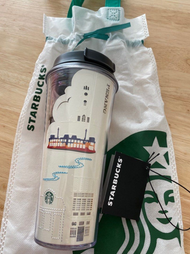 Authentic Penang Iconics Starbucks Tumbler (473ml), Furniture & Home