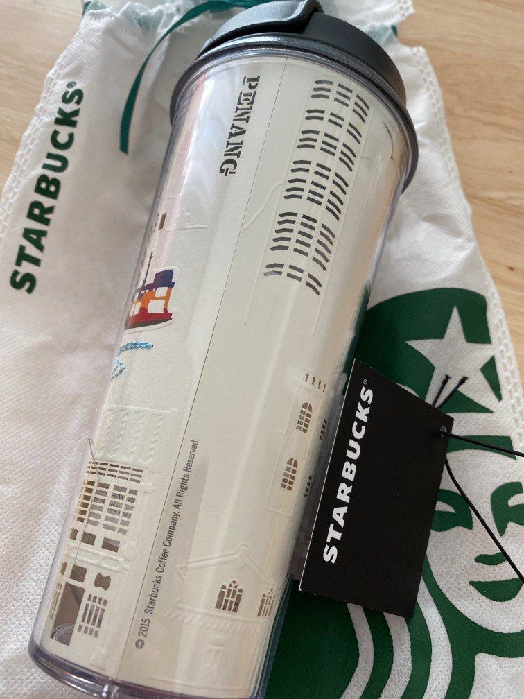 Authentic Penang Iconics Starbucks Tumbler (473ml), Furniture & Home