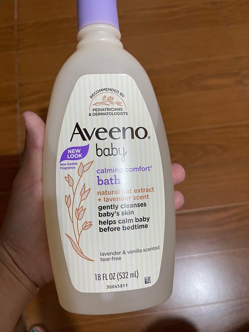 Aveeno Baby Lavender & Vanilla Calming Comfort Bath, Babies & Kids
