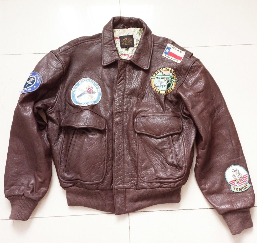 Avirex a2 leather jacket shop