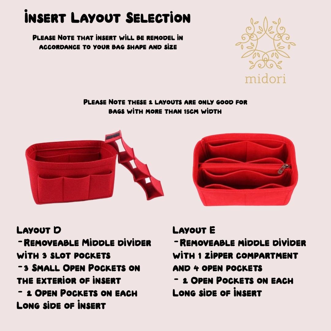 Bag Organizer for LV Speedy 40 - Premium Felt (Handmade/20 Colors) :  Handmade Products 
