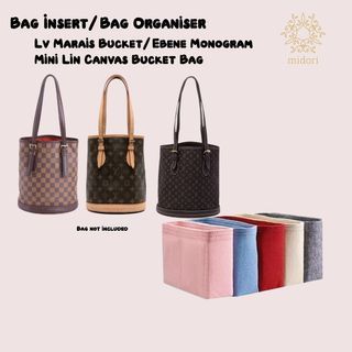 Bag Organizer for Prada Duet Shoulder Bucket Bag (1BH038)