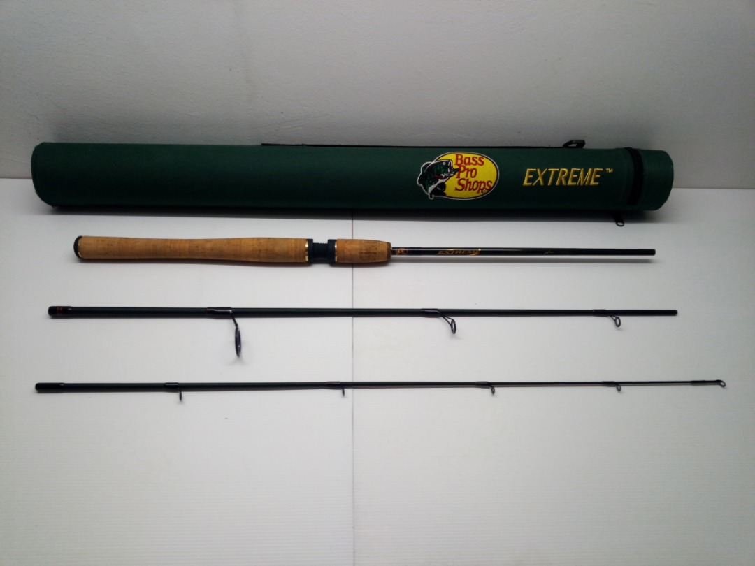 Bass Pro Shops Extreme XPS Travel Rod, Sports Equipment, Fishing on  Carousell