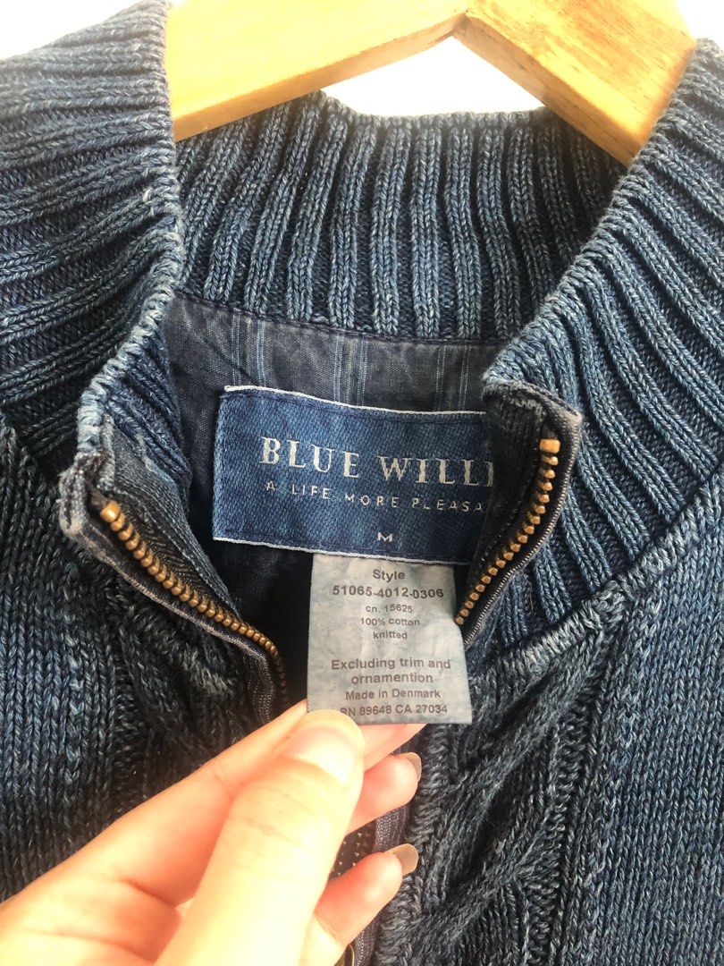 Blue willis deals sweater