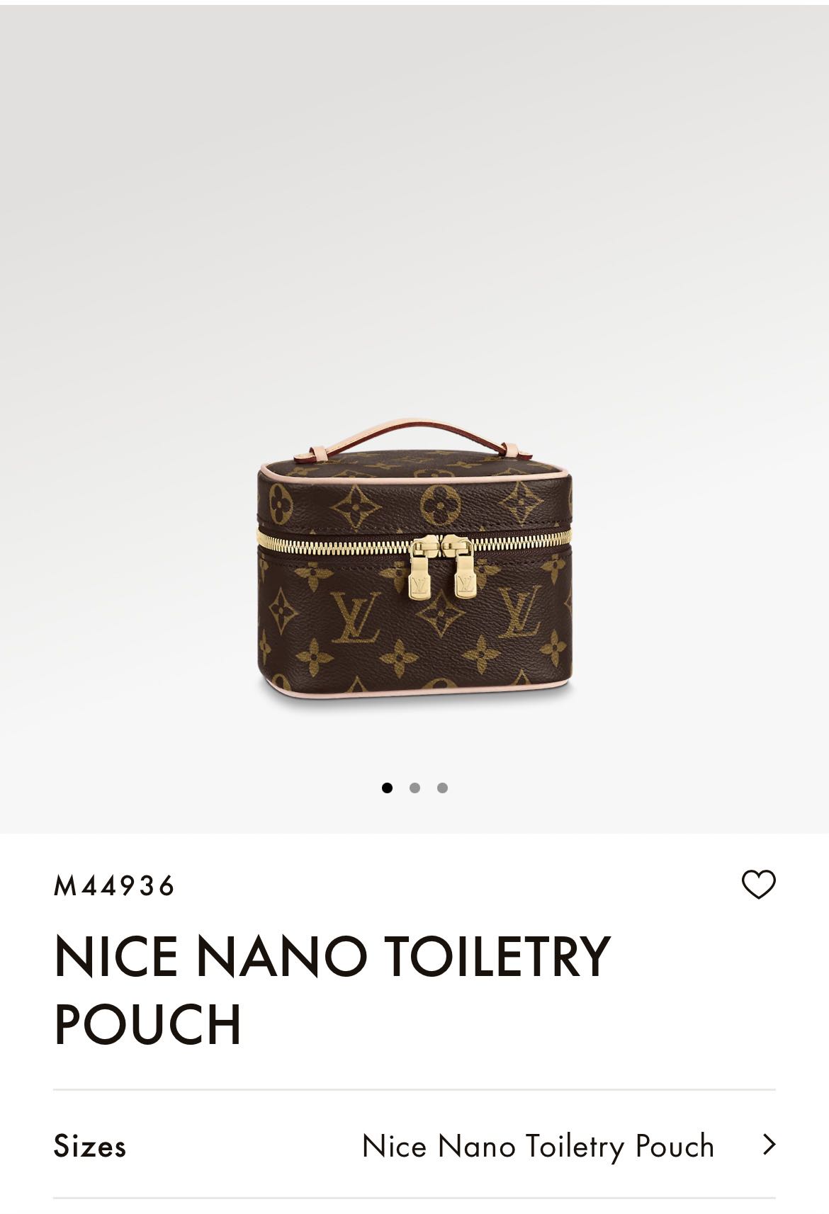 nice nano toiletry pouch, Women's Fashion, Bags & Wallets, Cross-body Bags  on Carousell