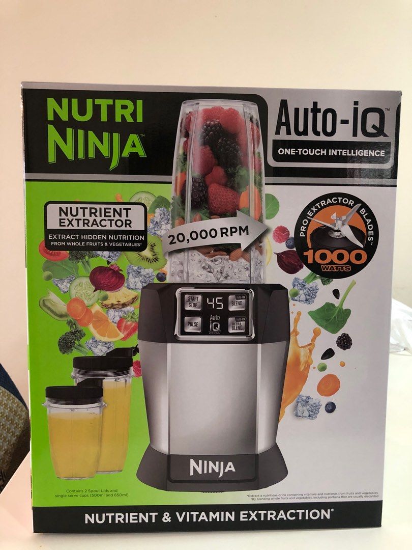 BNIB 50 OFF Ninja Nutri Blender AutoiQ Intelligence, TV