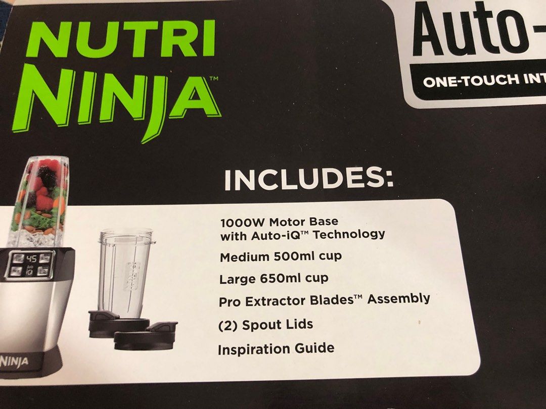 BNIB 50 OFF Ninja Nutri Blender AutoiQ Intelligence, TV
