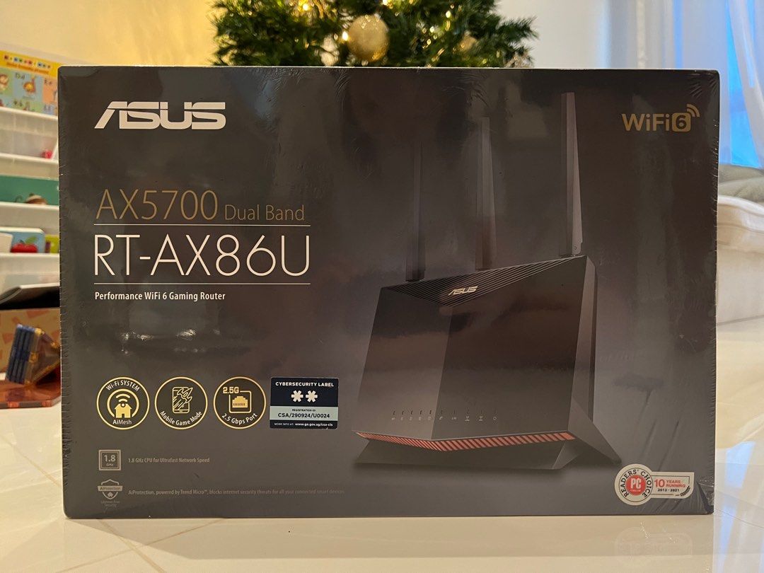 [BNIB] ASUS AX5700 router RT-AX86U, Computers & Tech, Parts ...
