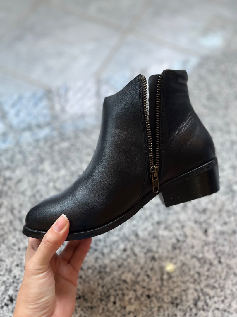 BNIB Authentic Leather Boots EU 37.5 Women s Fashion Footwear