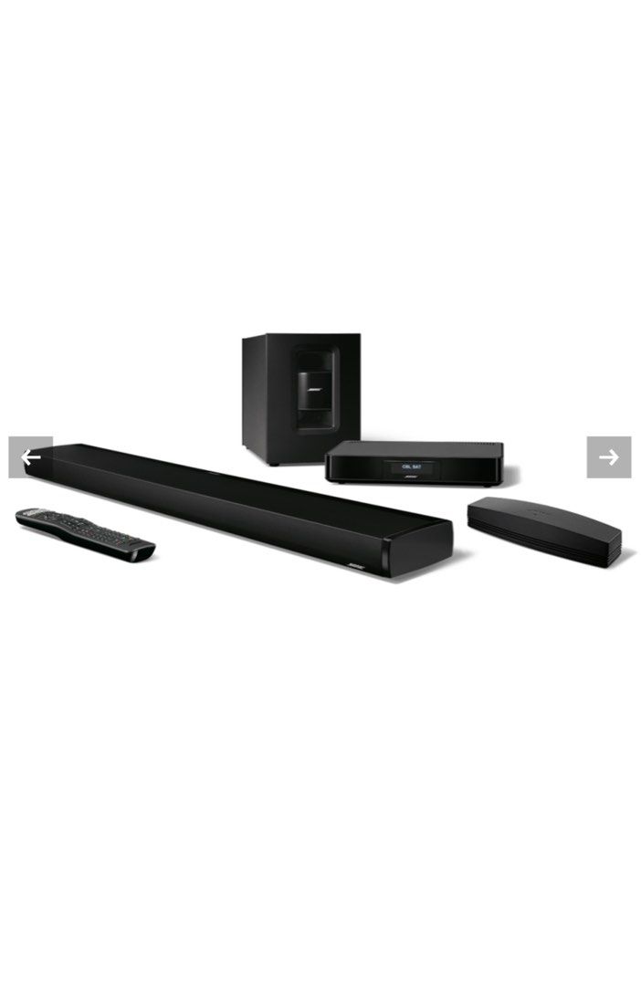 Bose soundbar sale wireless subwoofer