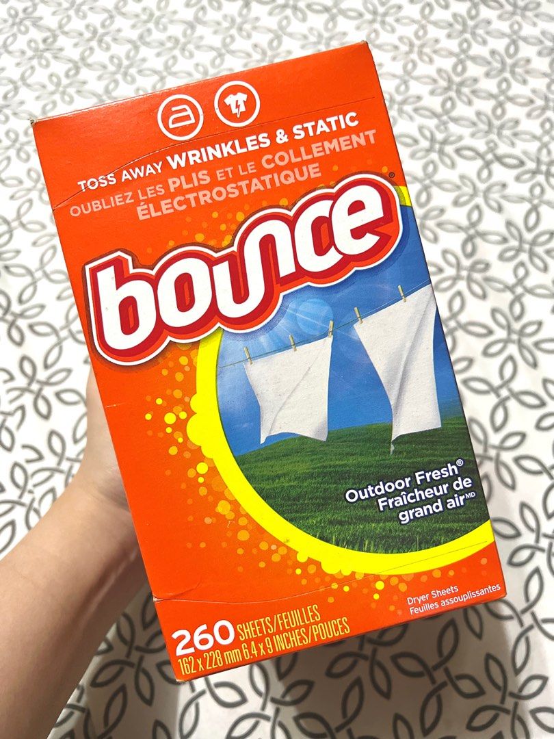 Bounce Fabric Softener Dryer Sheets, Outdoor Fresh 260 Sheets