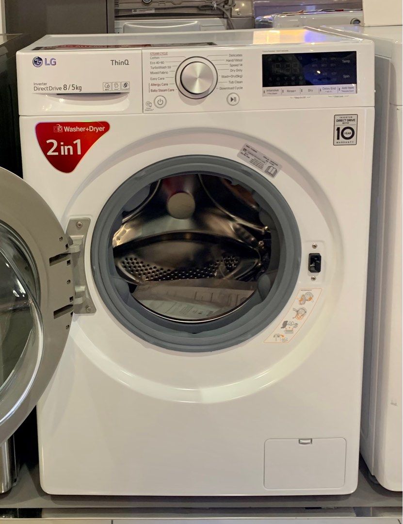 Brand New LG FV1208D4W 8kg/5kg Front Load Inverter Washer/Dryer Combo