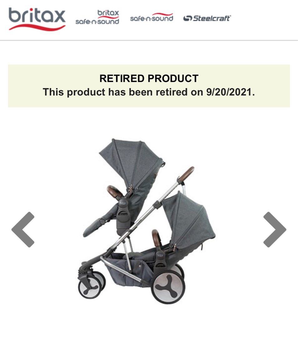Britax flexx store tandem