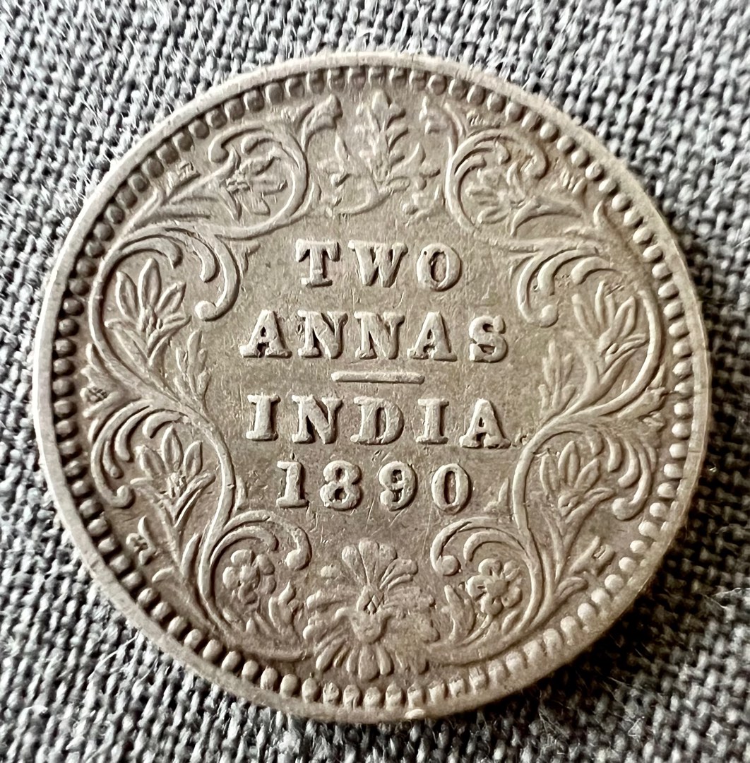 British India Two Annas coin Hobbies Toys Memorabilia
