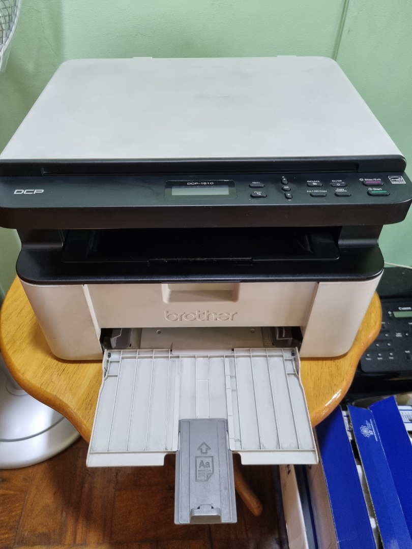 Brother DCP1510 Printer (Black) with FREE Toner + Drum, Computers