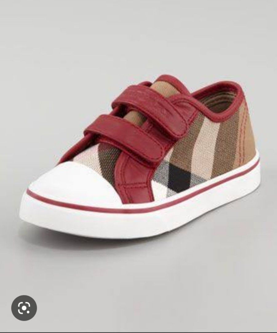 Burberry shoes kids red store