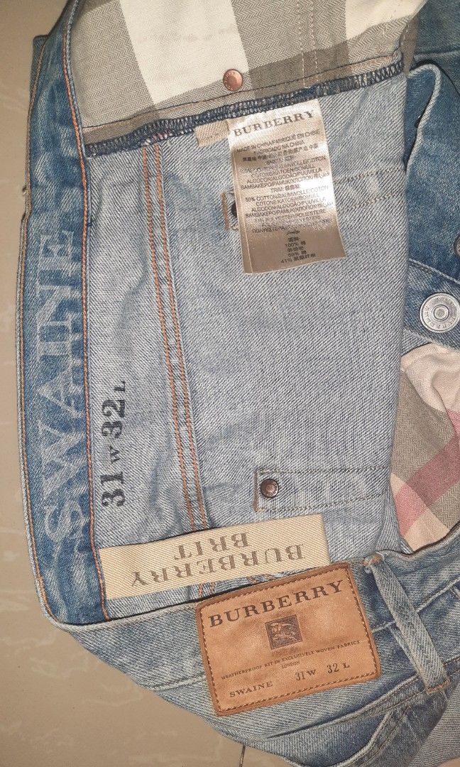 Burberry swaine jeans Selvedge Men s Fashion Bottoms Jeans on