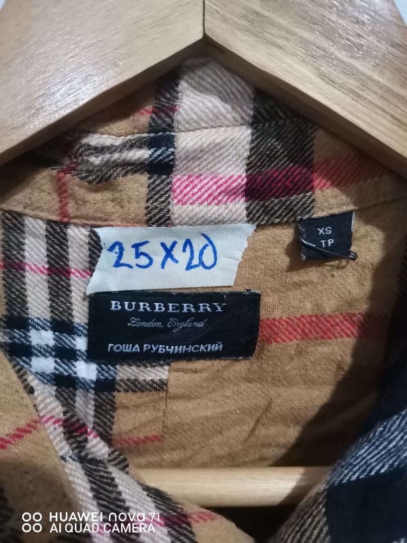 Burberry x Gosha Rubchinskiy Check Flannel shirt, Men's Fashion, Tops &  Sets, Tshirts & Polo Shirts on Carousell