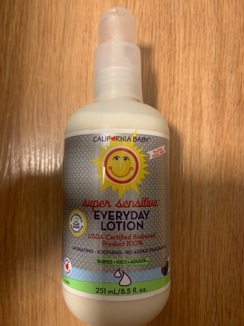 California baby super sensitive lotion Beauty Personal Care