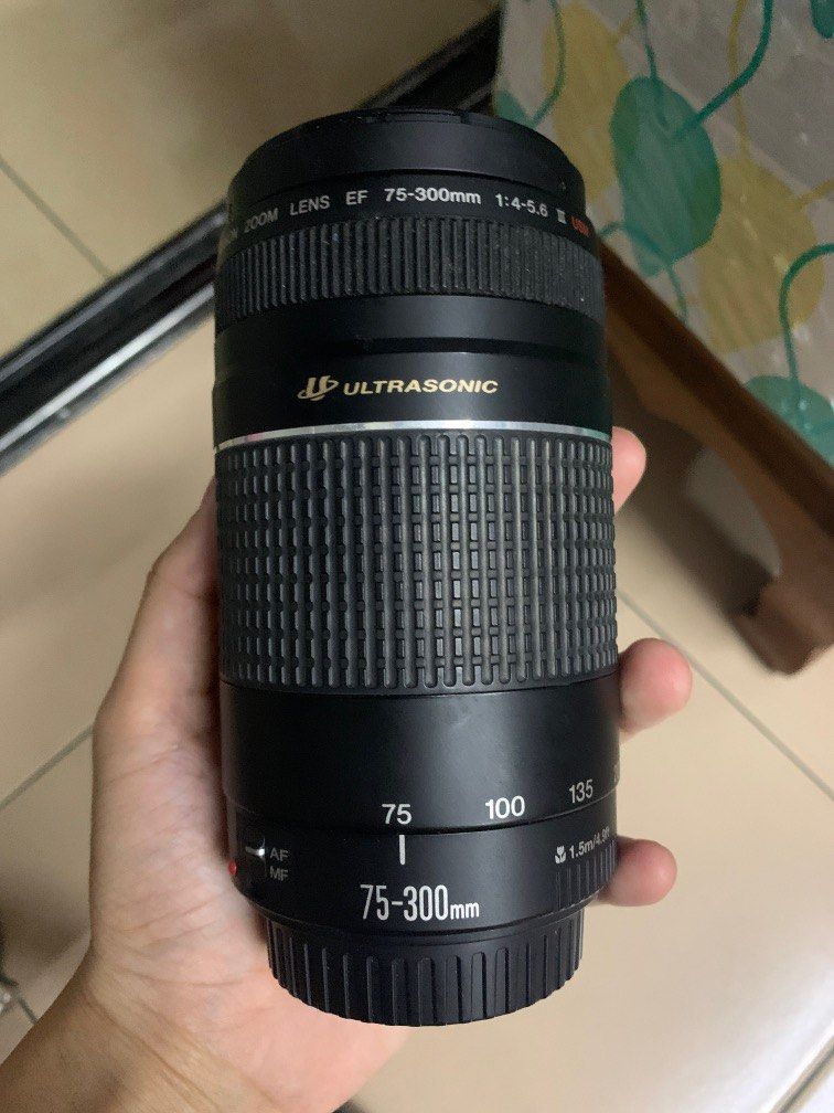 Canon EF 75-300mm f/4-5.6 III, Photography, Lens & Kits on Carousell