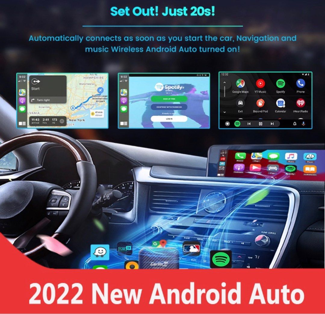 Carlinkit 4.0 Wifi Bluetooth Wireless Activator, Auto Accessories on ...