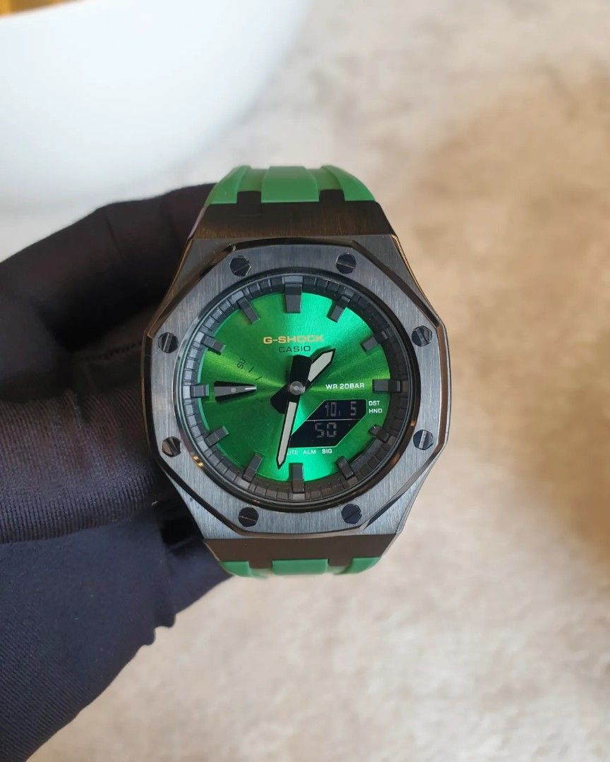 G shock cheap green strap
