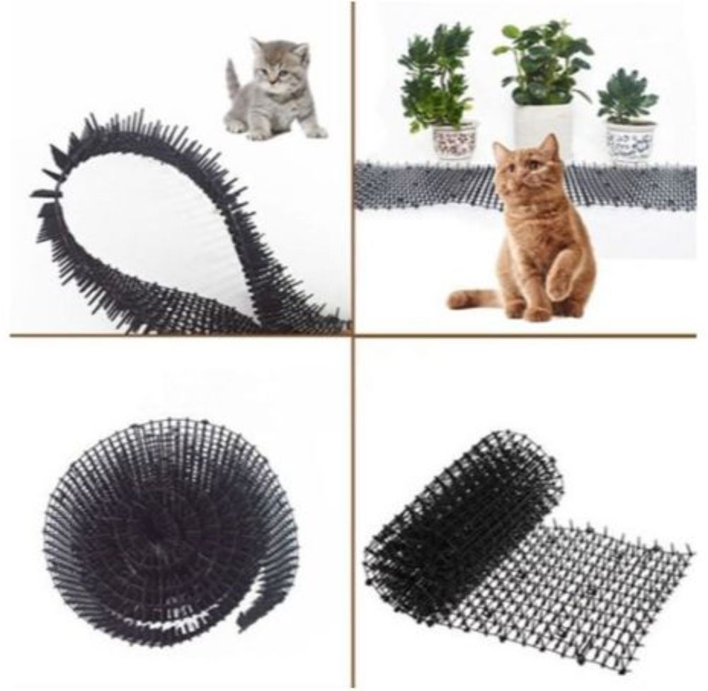 Cat Scat Mat Outdoor Garden Plastic Anti Cat Spike Mat Preventing Cats