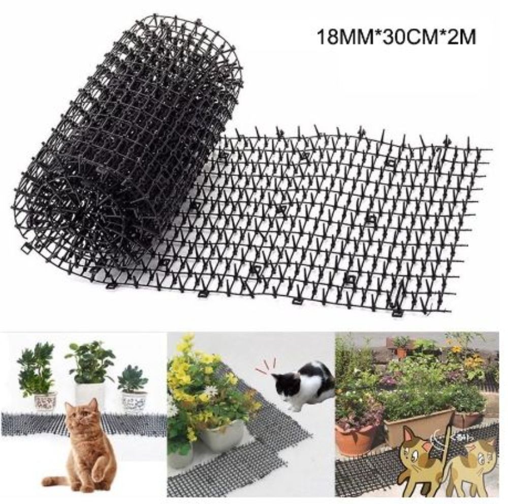 Cat Scat Mat Outdoor Garden Plastic Anti Cat Spike Mat Preventing Cats