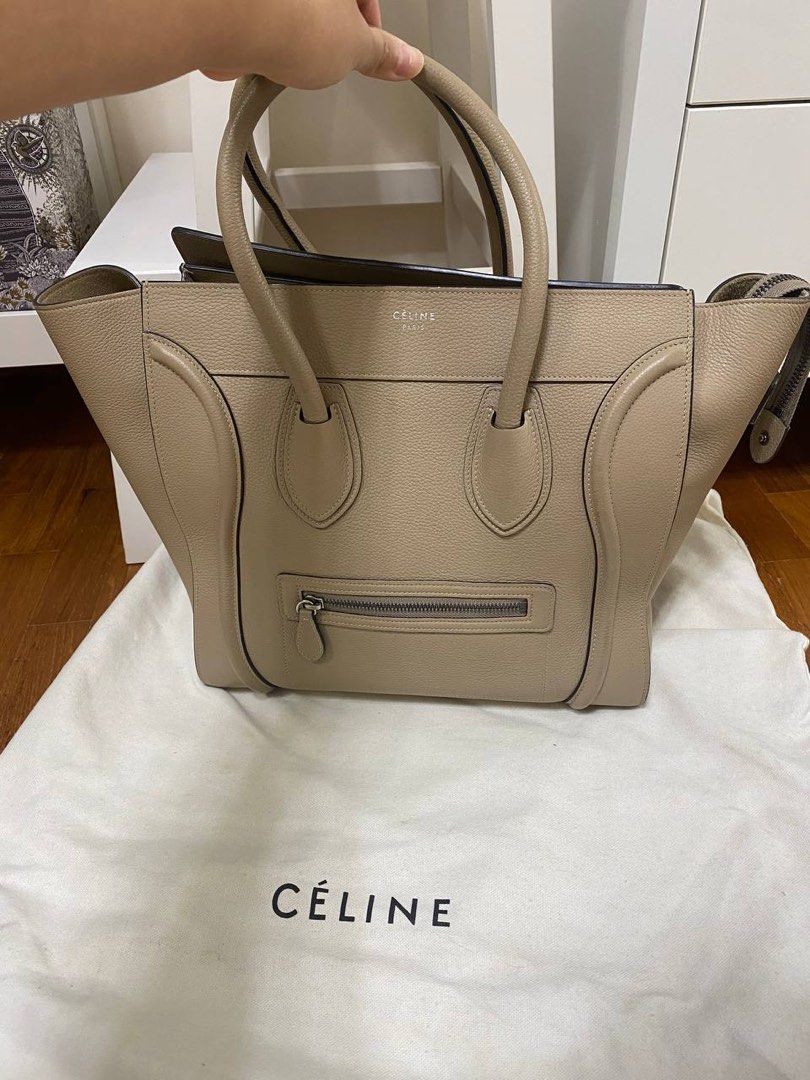 Celine mini luggage dune discount