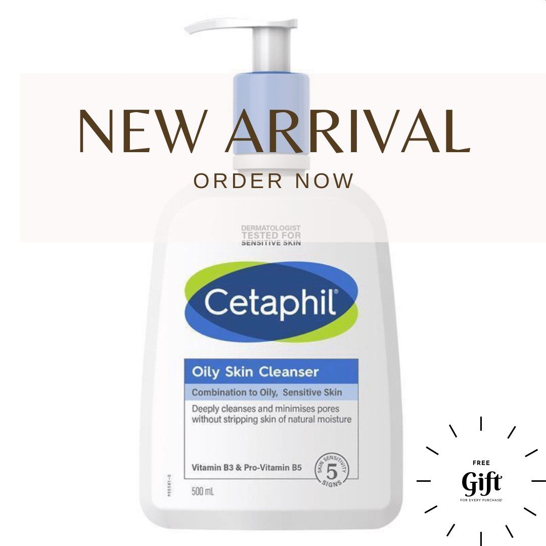 Cetaphil Oily Skin Cleanser 500Ml For Oily Combination Skin Sensitive Skin
