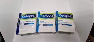 Cetaphil Soap Deep Cleansing Bar & Gentle  Cleansing Bar (127g) Sold per bar