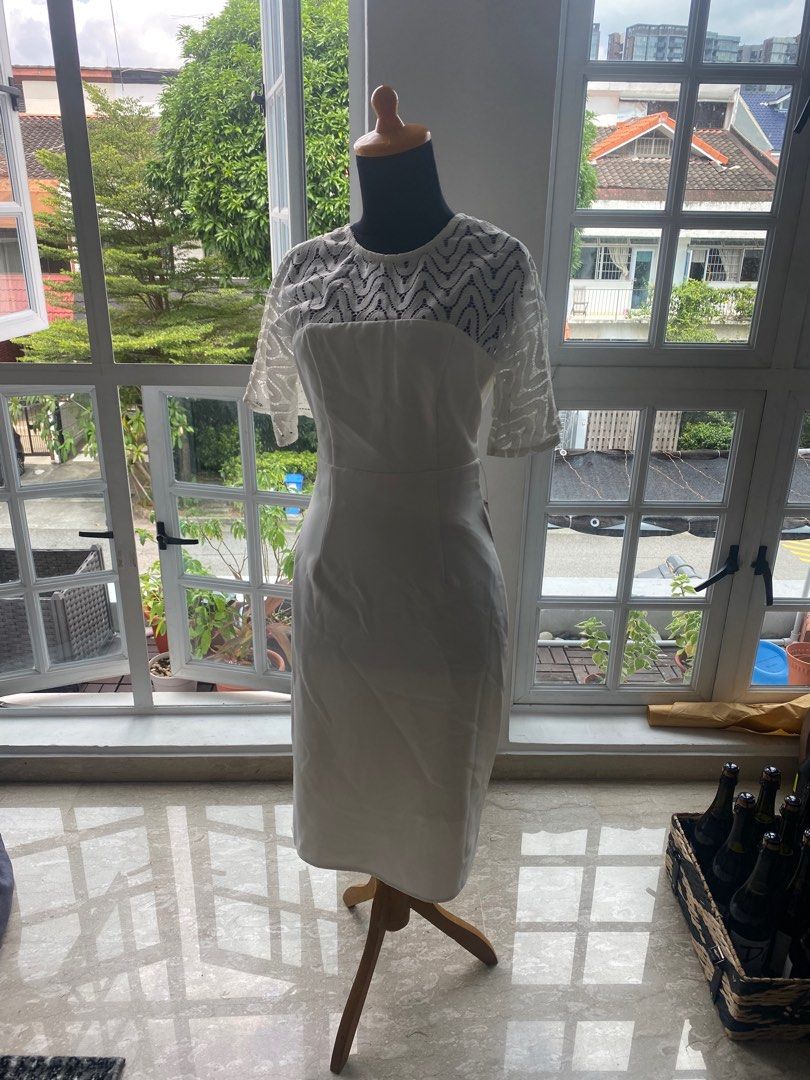 chancery white dress