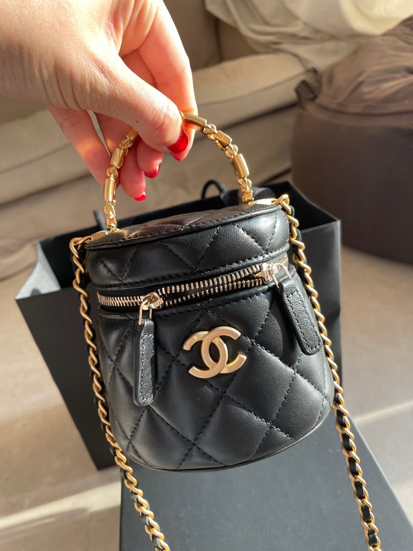 Chanel 22K small vanity case brand new