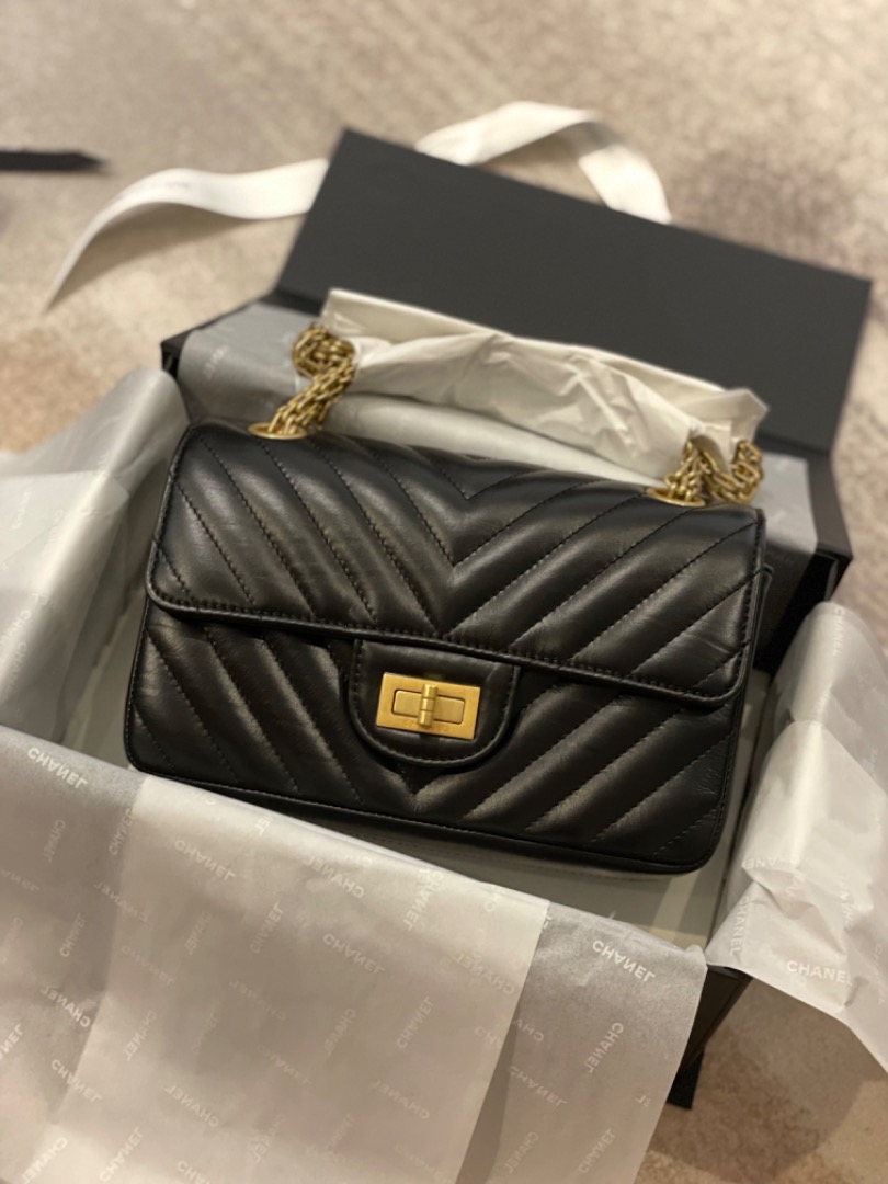 Chanel mini reissue 2.55, Luxury, Bags & Wallets on Carousell