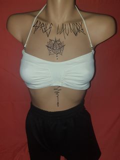Cheap Monday white bikini top small
