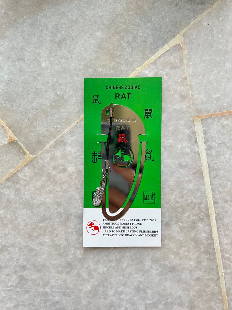 chinese-zodiac-rat-bookmark-hobbies-toys-stationery-craft