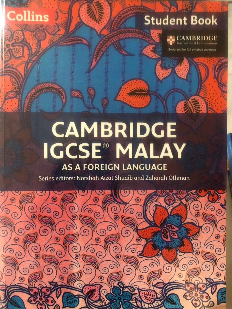Collins Cambridge IGCSE Malay As Foreign Language Student Book, Hobbies