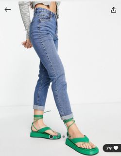 Cotton on straight mom jeans