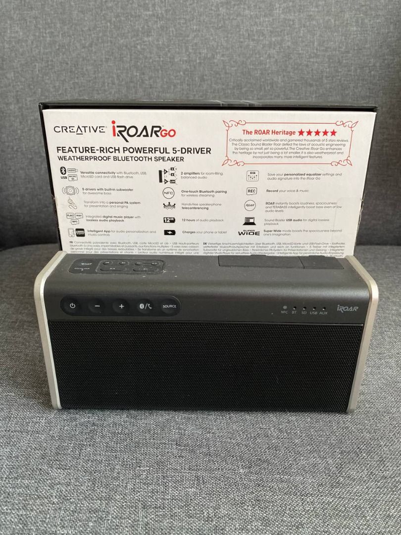 Creative iRoar Go Bluetooth Speakers, Audio, Soundbars, Speakers ...