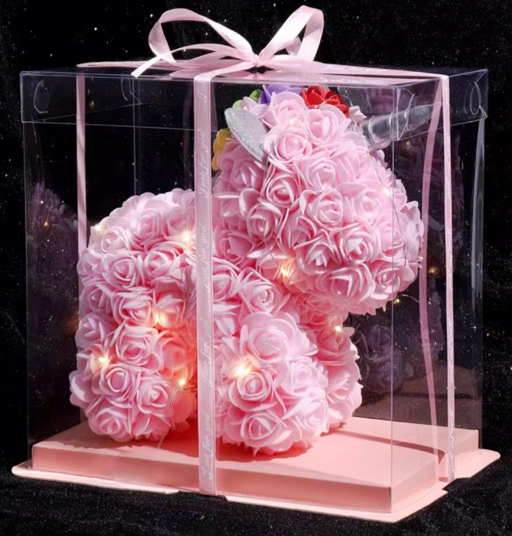 Creative unicorn flower bouquet gift, Hobbies & Toys, Stationery