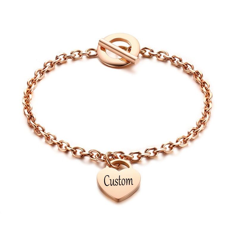 Customize stainless steel bracelet Women s Fashion Jewelry