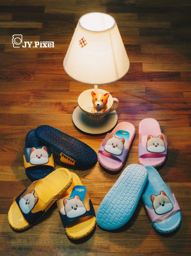 Cute kids top slippers