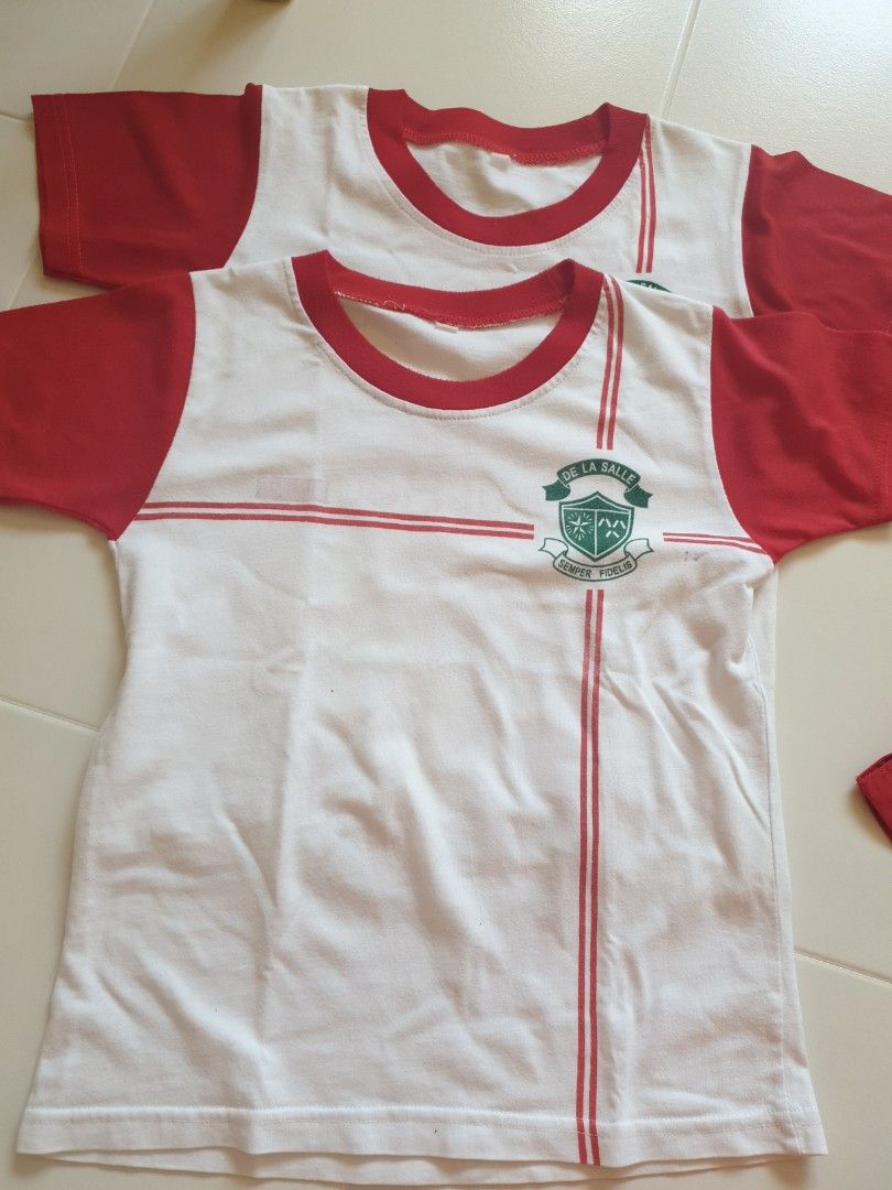 De La Salle Primary School Uniforms Shorts and Tshirt for P1 or P2