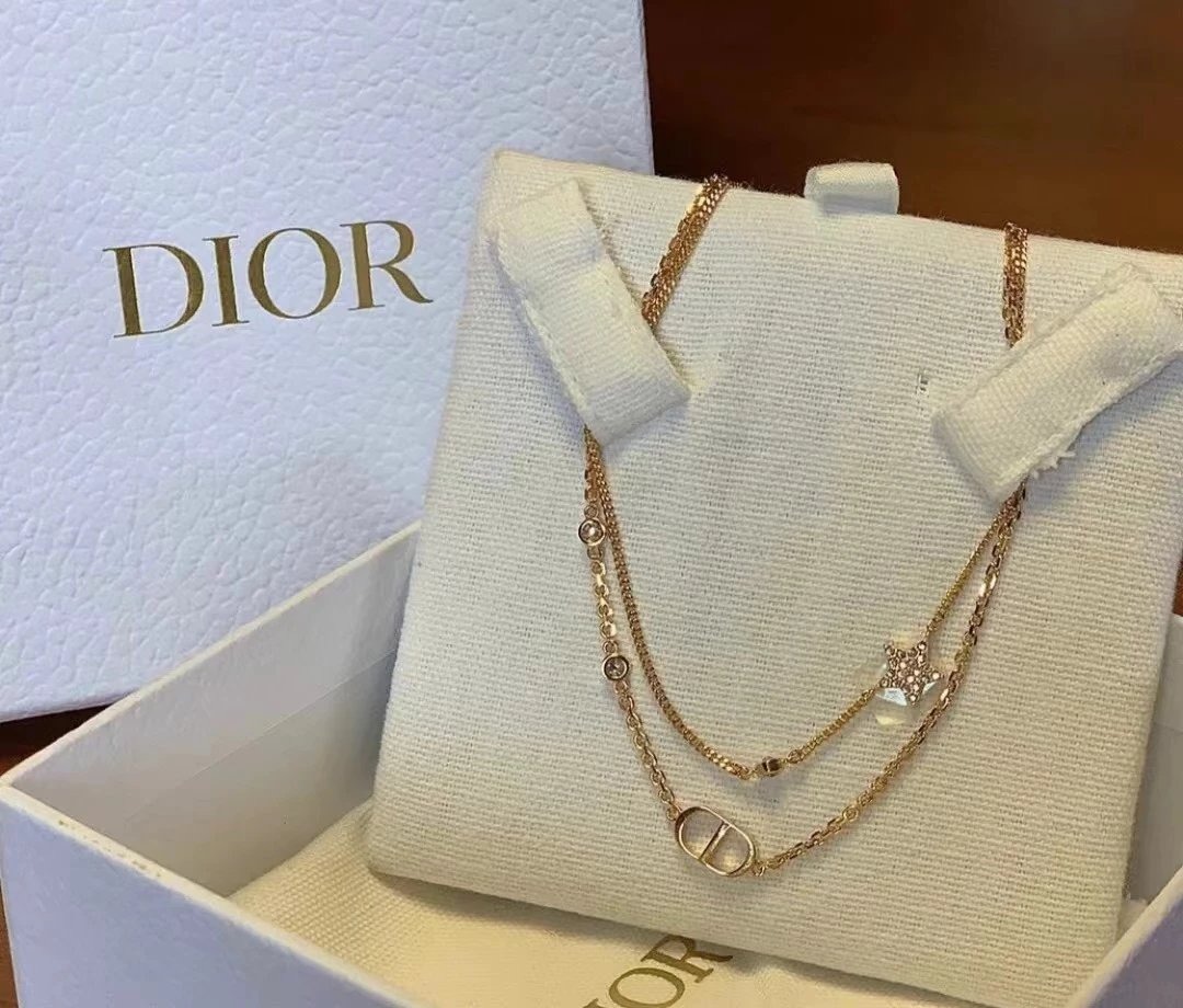 Petit cd double necklace clearance