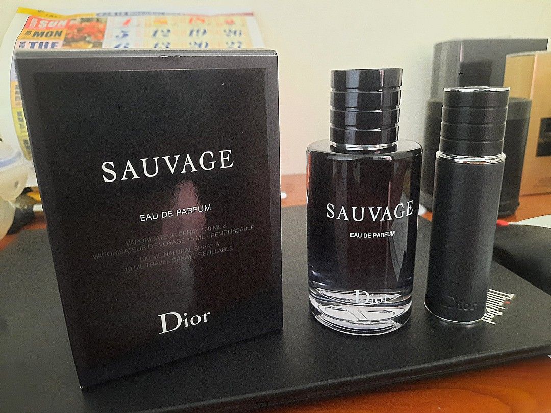 Dior Sauvage 100ml 10ml refillable