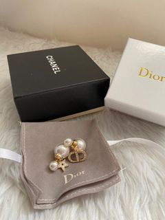 Dior tribales pearl cd star earrings dangling preorder