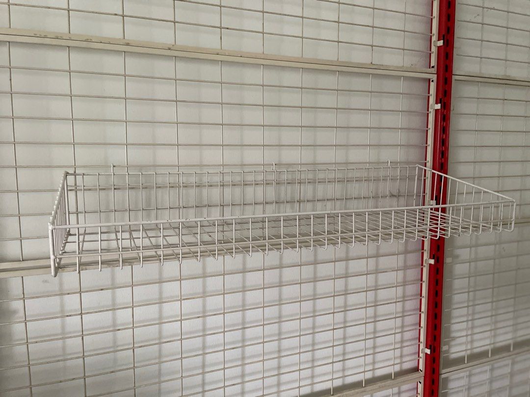 Display rack (Category: Shelves, Cabinets & Racks) located in Kuala Lumpur. Submitted by christycys (Listing ID 1206385396, Image 3). Description: Display gondola for sale, Wall connected gondola 4’x7’ feet Connected 5 units. Total 20’ ** one roll 20’ in one go. No separate sales. .