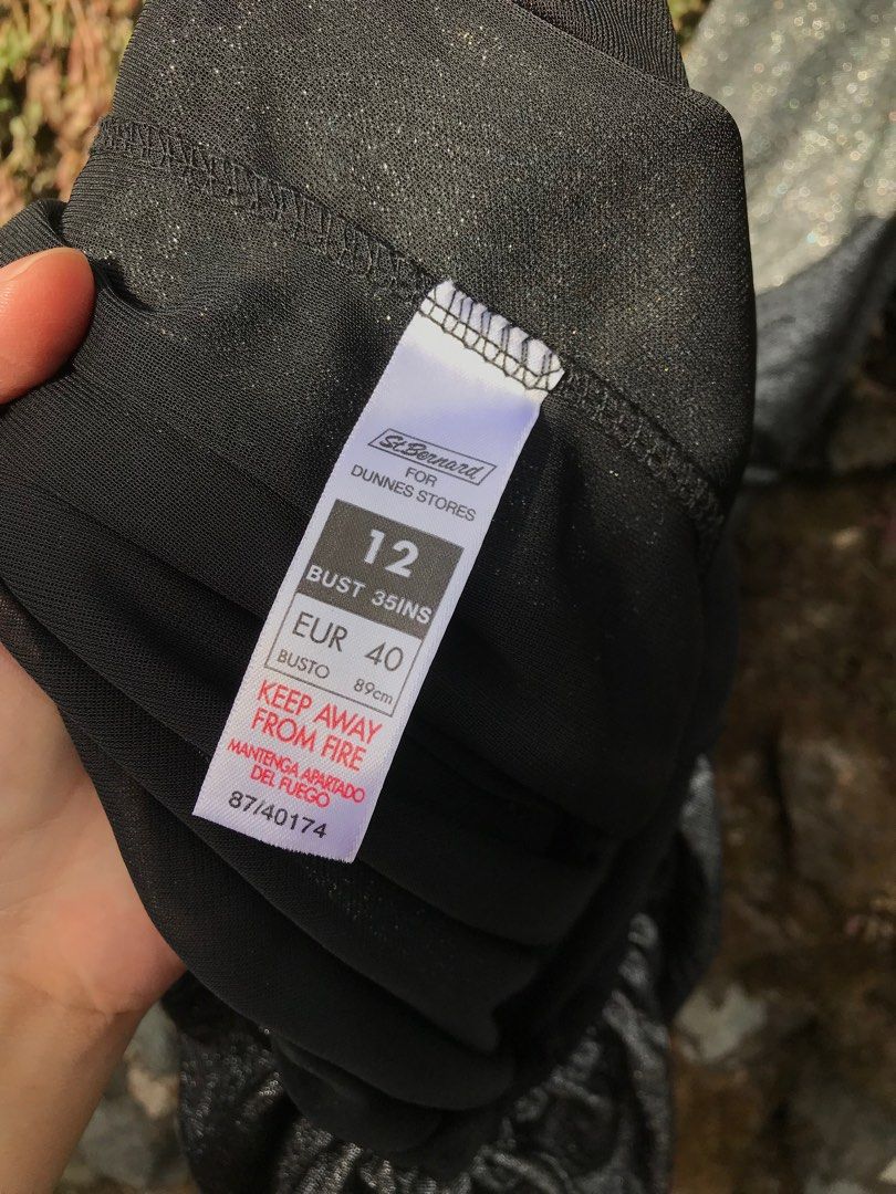 DUNNES STORES SILVER SPARLKY COCKTAIL BALLOON DRESS, Women's Fashion